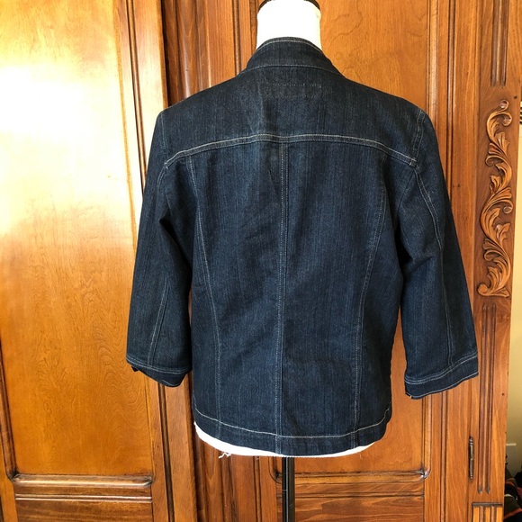 Baccini Denim Jacket with Pockets - Picture 3 of 5